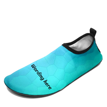 Personalized Name Sneaker Shoes, AQUA-210527007