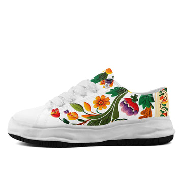 Personalized Botanical Platform Shoes, a Colorful Custom Gift for Floral Art and Street Style Fans - FN038-26025199-6w