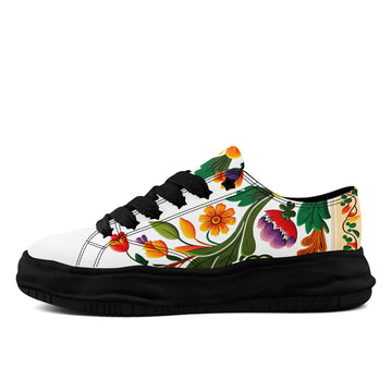 Personalized Botanical Platform Shoes, a Colorful Custom Gift for Floral Art and Street Style Fans - FN038-26025199-6b