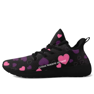 Personalized Valentine's Day Sneakers, Custom Love Design Shoes, Love's Gift,FN-051-23023001