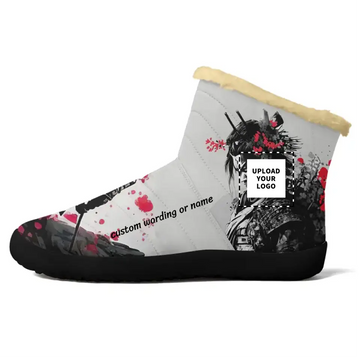 Personalized samurai sakura Boots, Custom X-Max Boots,Best Gift For Friend,2041-230230121