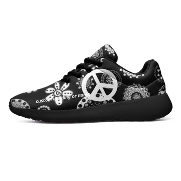 Custom NL Shoes with Love and Peace Theme, Personalizable Names – Tailored for Those Embracing the Values of Love and Peace,NL-067-23025001