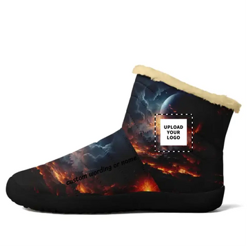 Custom 2041 Fleece-Lined Shoes with Celestial Theme, Crafted for Stargazers and Admirers of the Night Sky,2041-23025001
