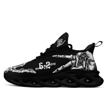 Buy One Get One Black Color Personalized Skull Sneaker Comfortable Shoe, 2016-6-2-02036