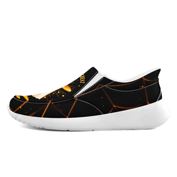 Personalized Spooky Design Shoes, Custom Halloween Design Slip On Shoes, Unique Gift