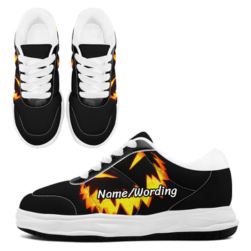 Personalized Pumpkin&Ghost Fashion Sneakers, Custom Spooky and Comfortable Shoes For Halloween Day FN084-25020155