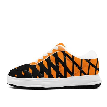 Personalized Pumpkin and Ghost Sneakers, Custom Stylish Spooky and Skull Print Shoes, Unique Gift for Halloween FN084-25025098