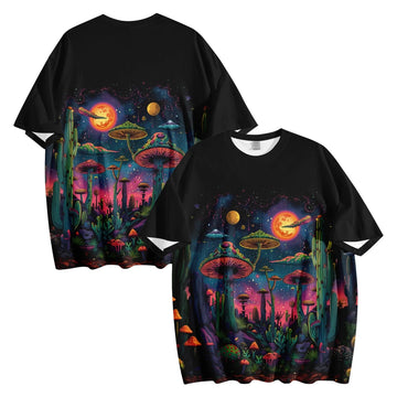 Personalized Gothic Style Tee, Custom Skull Breathable T-Short, Stylish Unisex Tee PR064-250621-35