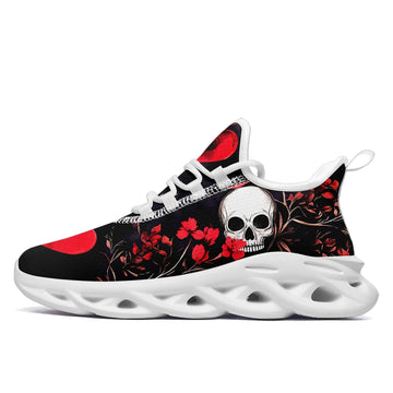 Gothic Skull Art Athletic Sneaker Collection, Dark Alternative Style Fashion Trainers FN003-25023197