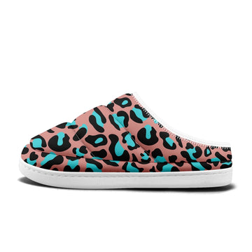 Fashion Animal Print Padded Slippers, Cozy Patterned Quilted House Shoes FN057-25028163